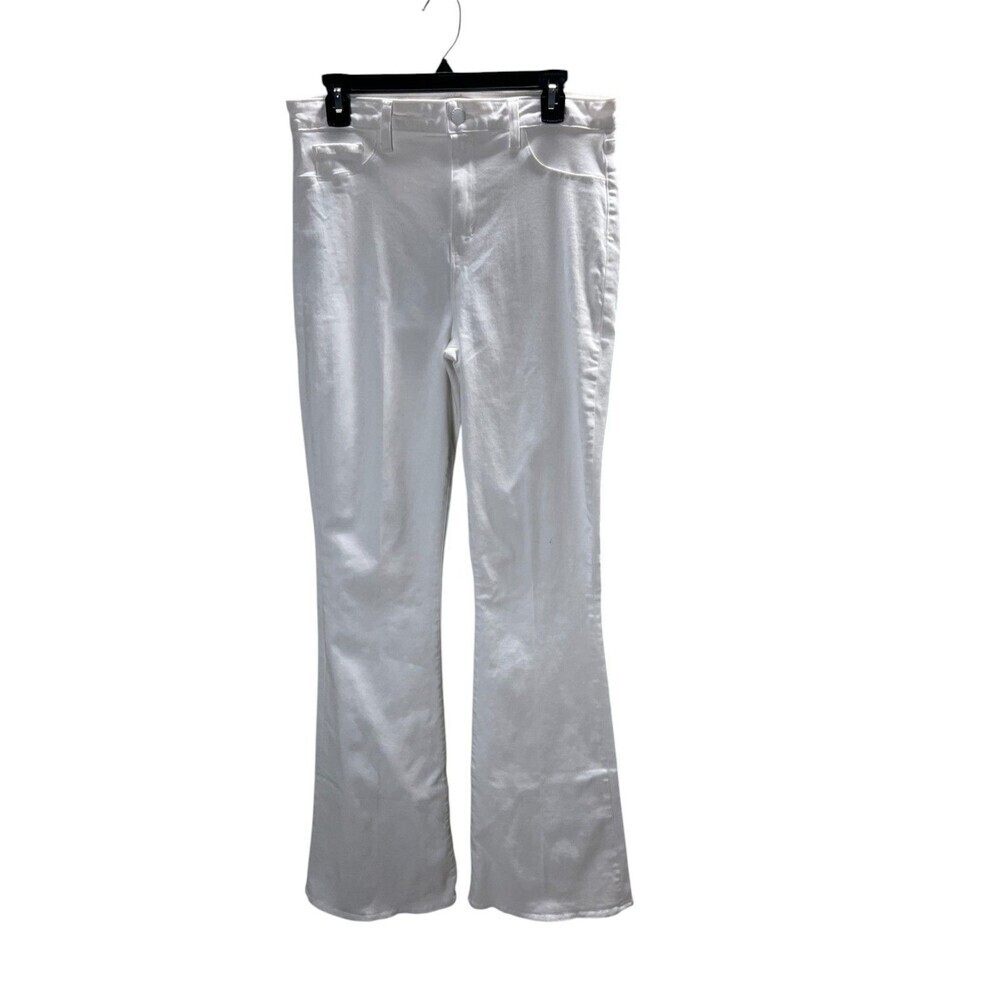 L'Agence Jeans Women's Size 32 Blanc White Flare Leg